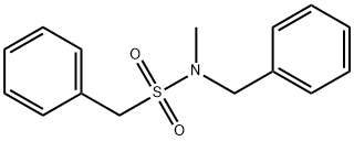 N-benzyl-N-methyl-1-phenylmethanesulfonamide Struktur