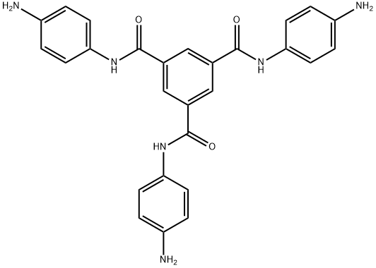 N1,N3,N5-tris(4-aminophenyl)benzene-1,3,5-tricarboxamide Struktur