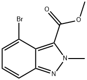 methyl 4-bromo-2-methyl-2H-indazole-3-carboxylate|methyl 4-bromo-2-methyl-2H-indazole-3-carboxylate