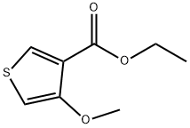 Ethyl 4-methoxythiophene-3-carboxylate Struktur