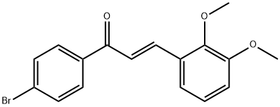 (2E)-1-(4-bromophenyl)-3-(5-methylthiophen-2-yl)prop-2-en-1-one Struktur