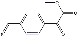 METHYL 2-OXO-2-(4-THIOFORMYLPHENYL)ACETATE Struktur