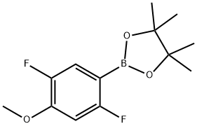 2,5-Difluoro-4-methoxyphenylboronic acid pinacol ester Struktur