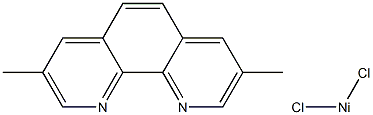 Nickel, dichloro(2,9-dimethyl-1,10-phenanthroline Structure