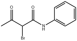 2-Bromo-3-oxo-N-phenyl-butyramide Struktur