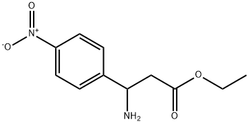 ETHYL 3-AMINO-3-(4-NITROPHENYL)PROPANOATE Struktur