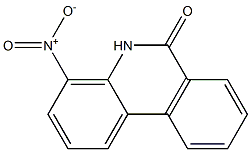 6(5H)-Phenanthridinone,4-nitro- Struktur