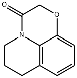 6,7-dihydro-5H-[1,4]oxazino[2,3,4-ij]quinolin-3(2H)-one Struktur