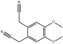 4,5-Dimethoxy-1,2-benzenediacetonitrile 結(jié)構(gòu)式