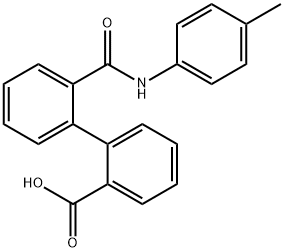 2-p-Tolylcarbamoyl-biphenyl-2-carboxylic acid Struktur