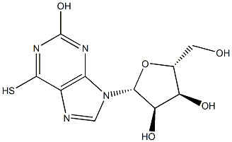 Xanthosine, 6-thio-, 24386-76-3, 結(jié)構(gòu)式