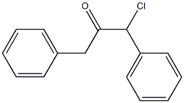 2-Propanone,1-chloro-1,3-diphenyl- Struktur