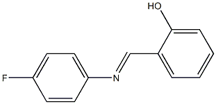 4-Fluoro-N-salicylideneaniline Struktur