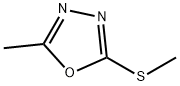 2-methyl-5-(methylsulfanyl)-1,3,4-oxadiazole Struktur