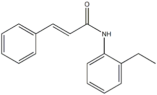 2-Propenamide,N-(2-ethylphenyl)-3-phenyl- Struktur