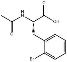 L-Phenylalanine, N-acetyl-2-bromo- Struktur