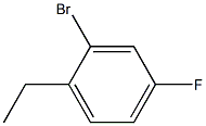 2-bromo-1-ethyl-4-fluorobenzene Struktur