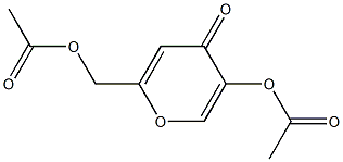 4H-Pyran-4-one,5-(acetyloxy)-2-[(acetyloxy)methyl]-