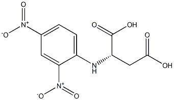 Aspartic acid,N-(2,4-dinitrophenyl)- Struktur