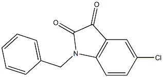 1-benzyl-5-chloroindole-2,3-dione Struktur