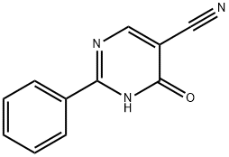 4-OXO-2-PHENYL-1,4-DIHYDROPYRIMIDINE-5-CARBONITRILE Struktur