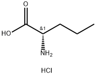 (S)-2-AMINOPENTANOIC ACID HCL Struktur