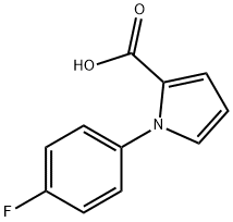 1-(4-Fluorophenyl)-1h-pyrrole-2-carboxylic acid Struktur