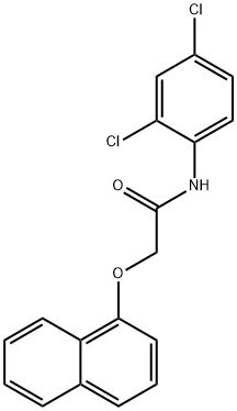 N-(2,4-dichlorophenyl)-2-(naphthalen-1-yloxy)acetamide Struktur