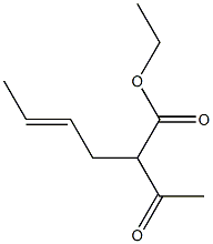 4-Hexenoic acid,2-acetyl-, ethyl ester