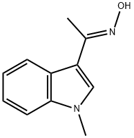 (E)-1-(1-methyl-1H-indol-3-yl)ethan-1-one oxime Struktur