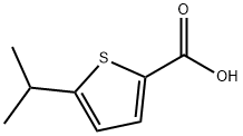 5-Isopropylthiophene-2-carboxylic acid Struktur