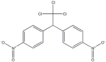 Benzene, 1,1'-(2,2,2-trichloroethylidene)bis[4-nitro- Struktur