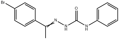 1-(4-bromophenyl)ethanone N-phenylsemicarbazone Struktur