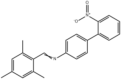 N-(mesitylmethylene)-2'-nitro-4-biphenylamine Struktur