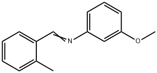 (3-methoxyphenyl)(2-methylbenzylidene)amine Struktur