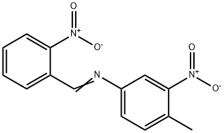 (4-methyl-3-nitrophenyl)(2-nitrobenzylidene)amine Struktur