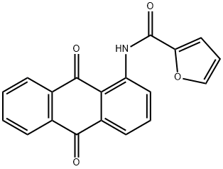 N-(9,10-dioxo-9,10-dihydroanthracen-1-yl)furan-2-carboxamide Struktur