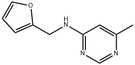 N-(furan-2-ylmethyl)-6-methylpyrimidin-4-amine Struktur