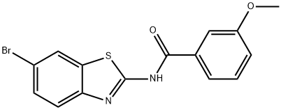 N-(6-bromobenzo[d]thiazol-2-yl)-3-methoxybenzamide Struktur