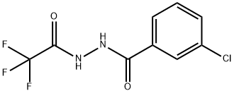 3-chloro-N'-(trifluoroacetyl)benzohydrazide Struktur