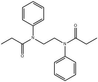 N,N'-1,2-ethanediylbis(N-phenylpropanamide) Struktur