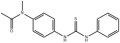 N-{4-[(anilinocarbonothioyl)amino]phenyl}-N-methylacetamide Struktur