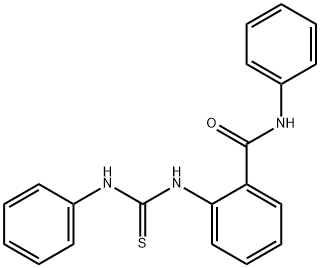 2-[(anilinocarbonothioyl)amino]-N-phenylbenzamide Struktur