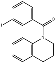 3,4-dihydro-2H-quinolin-1-yl-(3-iodophenyl)methanone Struktur