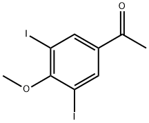 1-(3,5-Diiodo-4-methoxy-phenyl)-ethanone Struktur