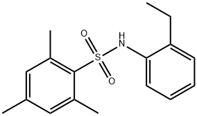 N-(2-ethylphenyl)-2,4,6-trimethylbenzenesulfonamide Struktur