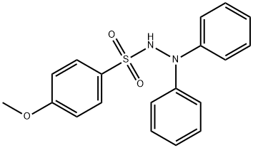 4-methoxy-N',N'-diphenylbenzenesulfonohydrazide Struktur