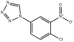 1-(4-chloro-3-nitrophenyl)-1H-1,2,3,4-tetrazole Struktur