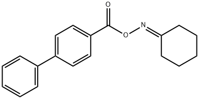 cyclohexanone O-(4-biphenylylcarbonyl)oxime Struktur