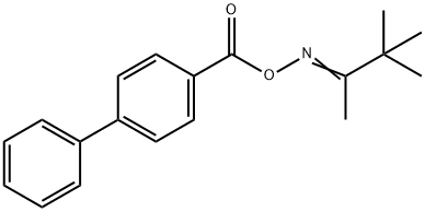 3,3-dimethyl-2-butanone O-(4-biphenylylcarbonyl)oxime Struktur